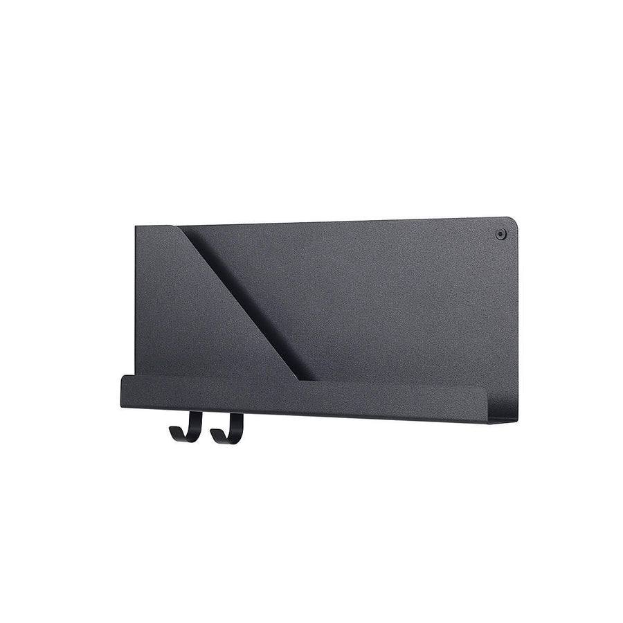 Muuto Wandregal Ablage Regal Schwarz Folded Shelves 51 X 22 Cm Organizer Haken  B-Ware - 5710562240039