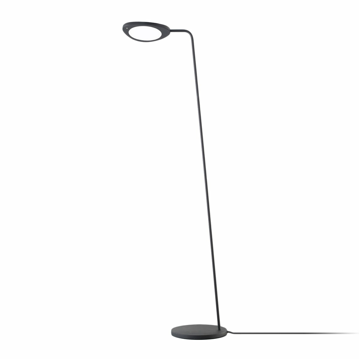 B-Ware Muuto Leaf Led Stehleuchte Leselampe Standleuchte Wohnzimmerlampe Schwarz Spot - 5710562134321