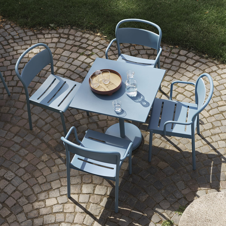 Muuto Armlehnstuhl Stuhl Outdoor Gartenstuhl Linear Steel Siehe Text/Foto B-Ware - 5713295984065