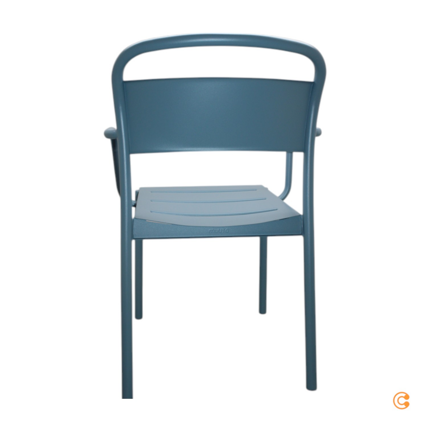 Muuto Armlehnstuhl Stuhl Outdoor Gartenstuhl Linear Steel Blau Siehe Text/Foto B-Ware - 5713295984065