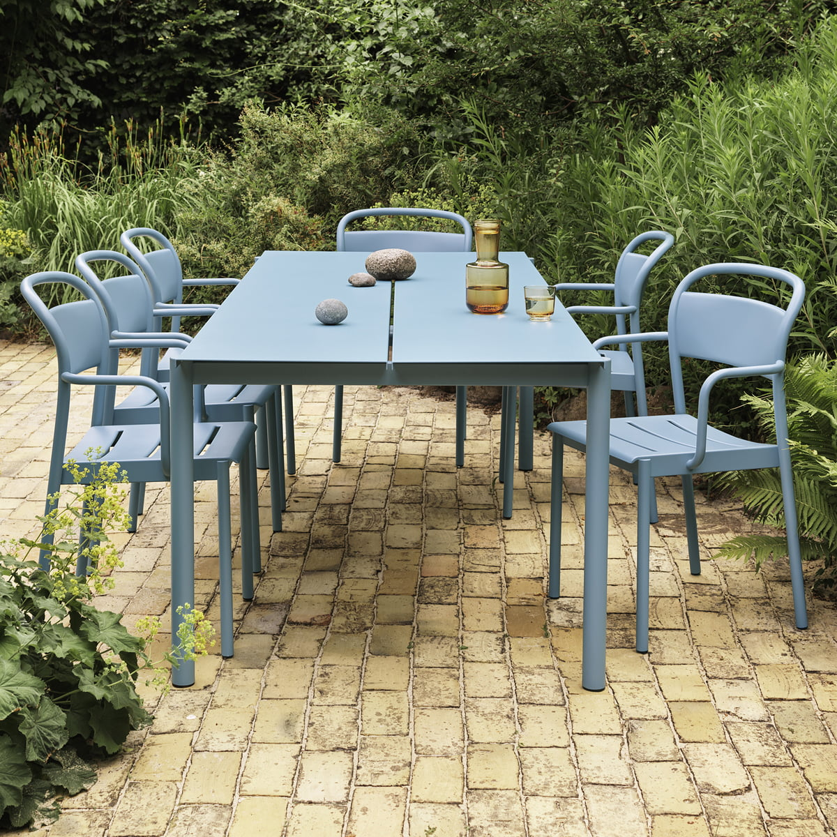 Muuto Armlehnstuhl Stuhl Outdoor Gartenstuhl Linear Steel Siehe Text/Foto B-Ware - 5713295984065