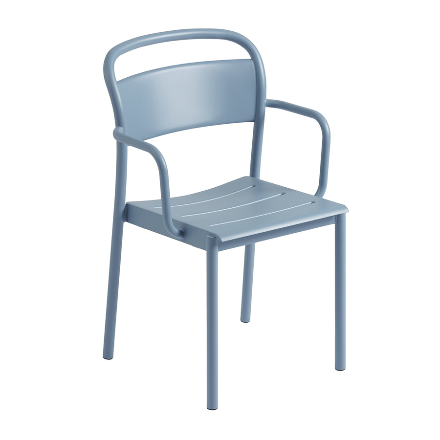 Muuto Armlehnstuhl Stuhl Outdoor Gartenstuhl Linear Steel Siehe Text/Foto B-Ware - 5713295984065