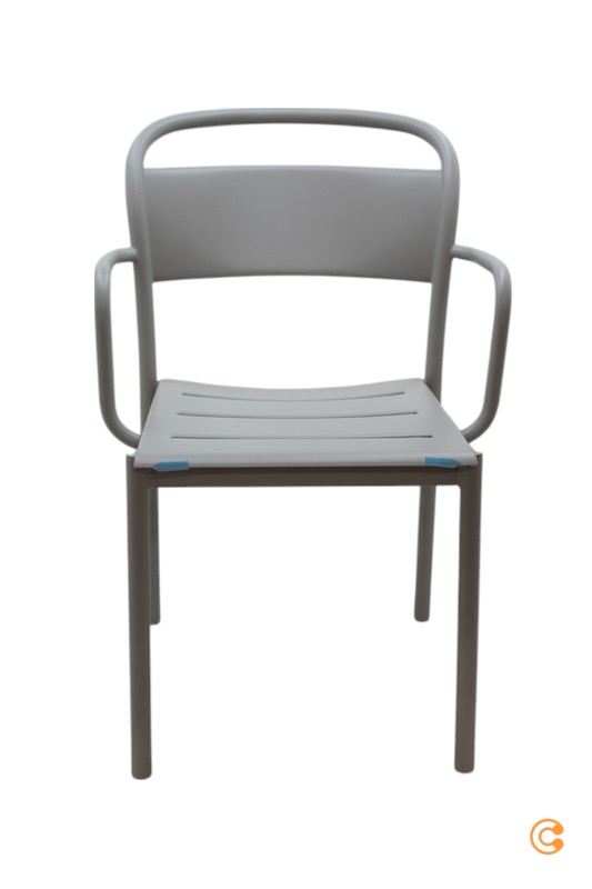 Muuto   Linear Steel Armchair Outdoor Grau Stuhl Möbel Siehe Text/Foto B-Ware - 5713295984324