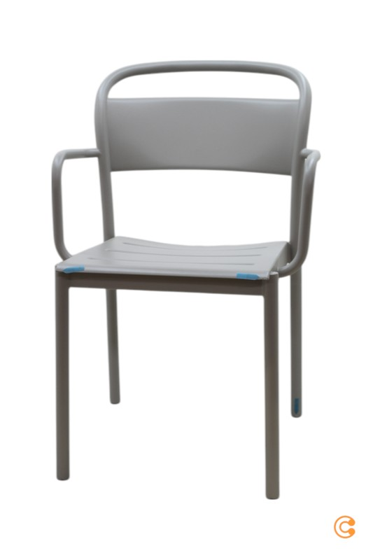 Muuto   Linear Steel Armchair Outdoor Grau Stuhl Möbel Sitzmöbel Siehe Text/Foto B-Ware - 5713295984324