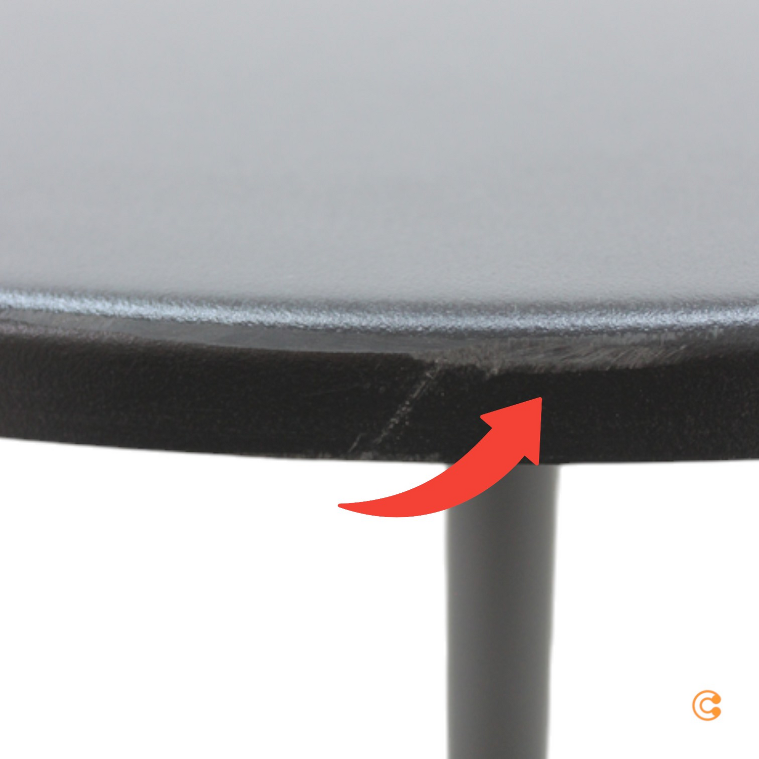 Muuto Bistrotisch Tisch Outdoor Stahl Schwarz 70x73 Cm Garten Balkon Siehe Text B-Ware - 4251384249578