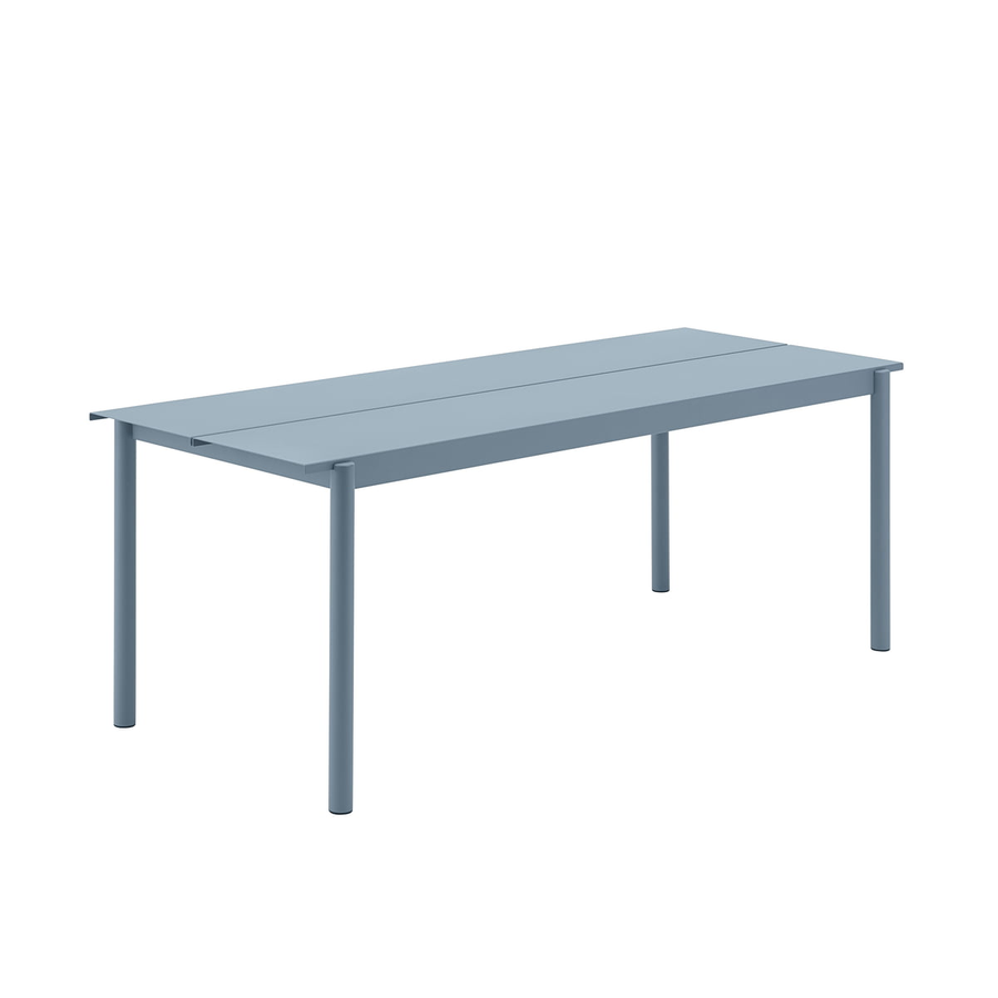 Muuto Gartentisch Tisch Outdoor Gartenmöbel 200x75cm Hellblau Möbel Balkonmöbel B-Ware - 5713295984102