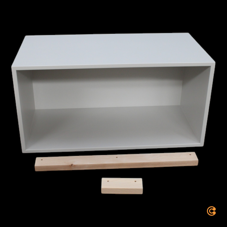 Muuto Mini Stacked Regalsystem Aufbewahrung Möbel Groß Hellgrau B-Ware - 5710562157108