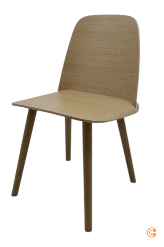Muuto Nerd Chair Stuhl Esszimmerstuhl Sitzmöbel Eiche Siehe Text/Foto B-Ware - 5710562300016