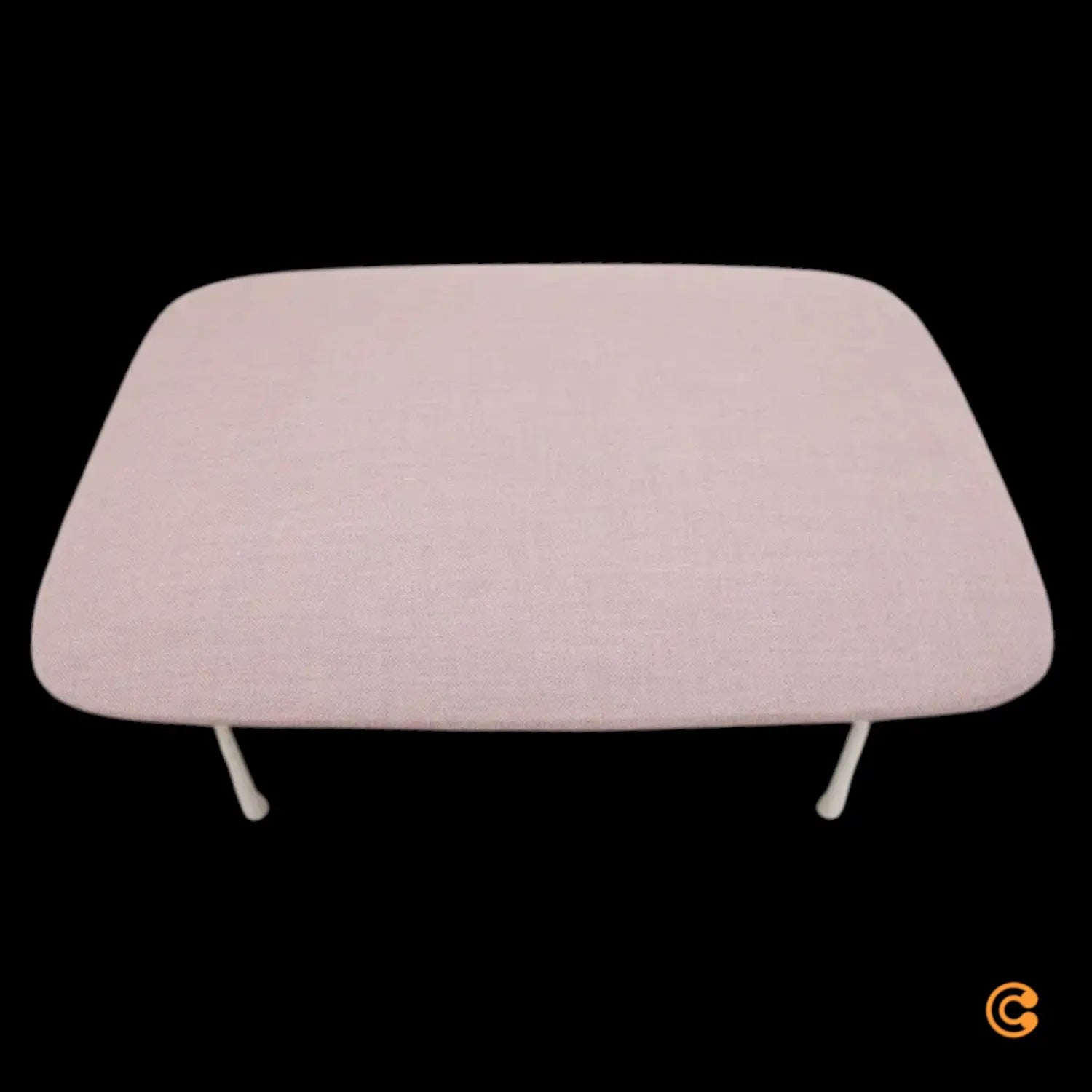 B-Ware Muuto Sitzhocker Fußhocker Oslo Pouf Rosa Offwhite Sitzpouf Hocker 45x100x73cm  - 5713298404864