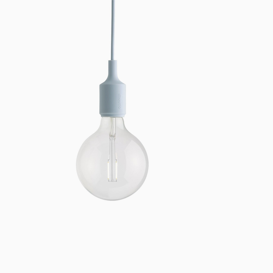 Muuto Socket E27 Led Pendelleuchte Lampe Hauptlicht Hellblau Skandinavisch B-Ware - 5710562052908