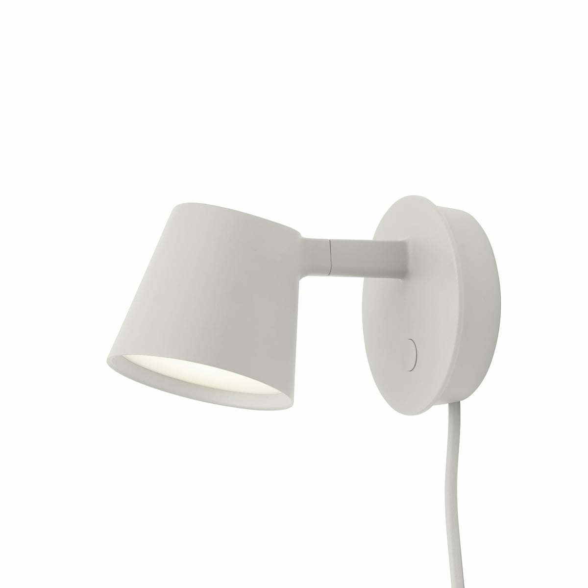 B-Ware Muuto Tip Led Wandleuchte Leselampe Nachttischlampe Wandlampe Metall Grau - 5713295093392