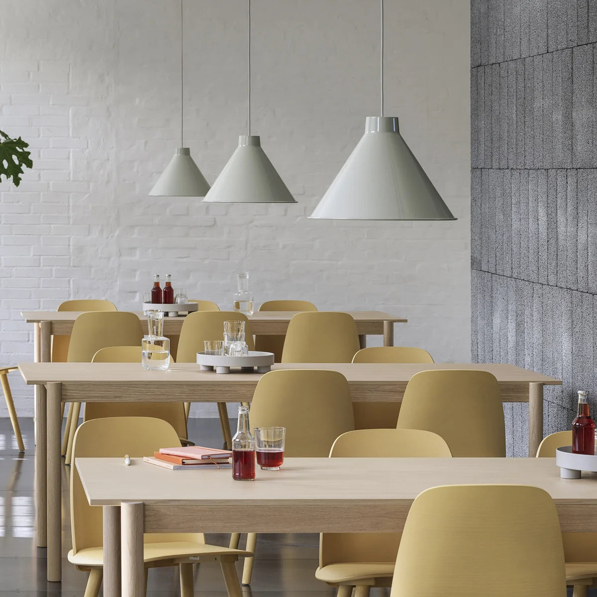 Muuto Pendelleuchte Hängelampe LED Lampe grau Wohnzimmer Baldachin - 5713295831246
