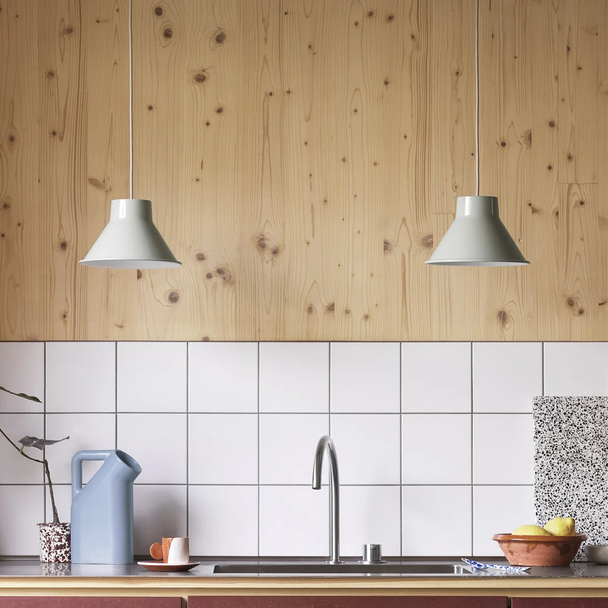 Muuto Pendelleuchte Hängelampe LED Lampe grau Wohnzimmer Baldachin - 5713295831246