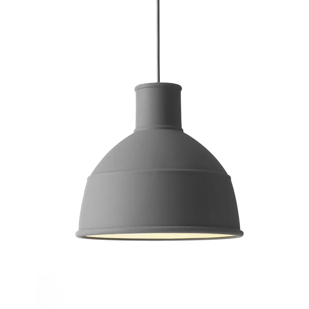 B-Ware Muuto Pendelleuchte Hängelampe Unfold Lampe Gummi Grau - 5710562142005