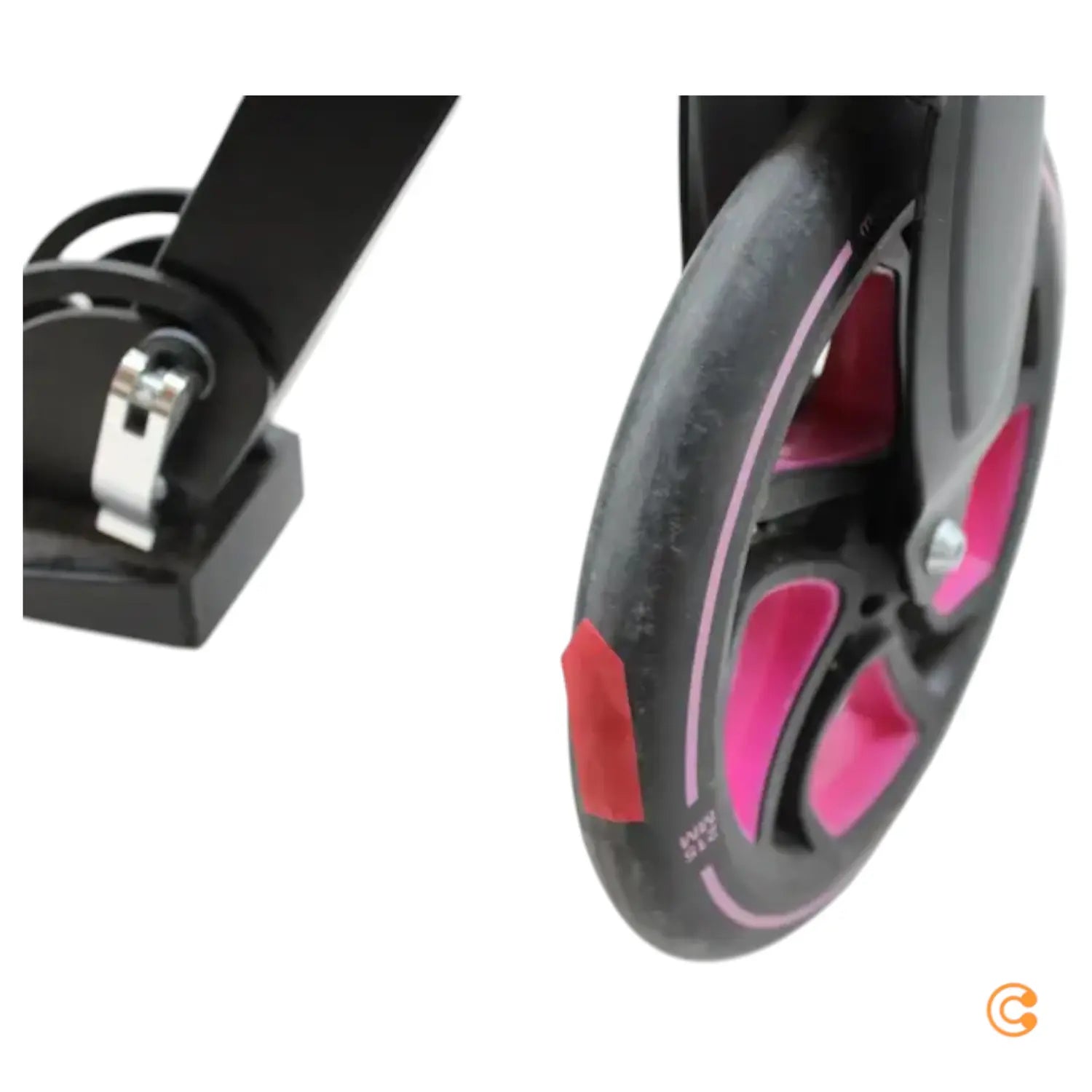 C-Ware Muuwmi Roller Scooter Pro 250/215 Mm Aluminium Klapproller Rot Siehe Text/Foto - 5390946200974