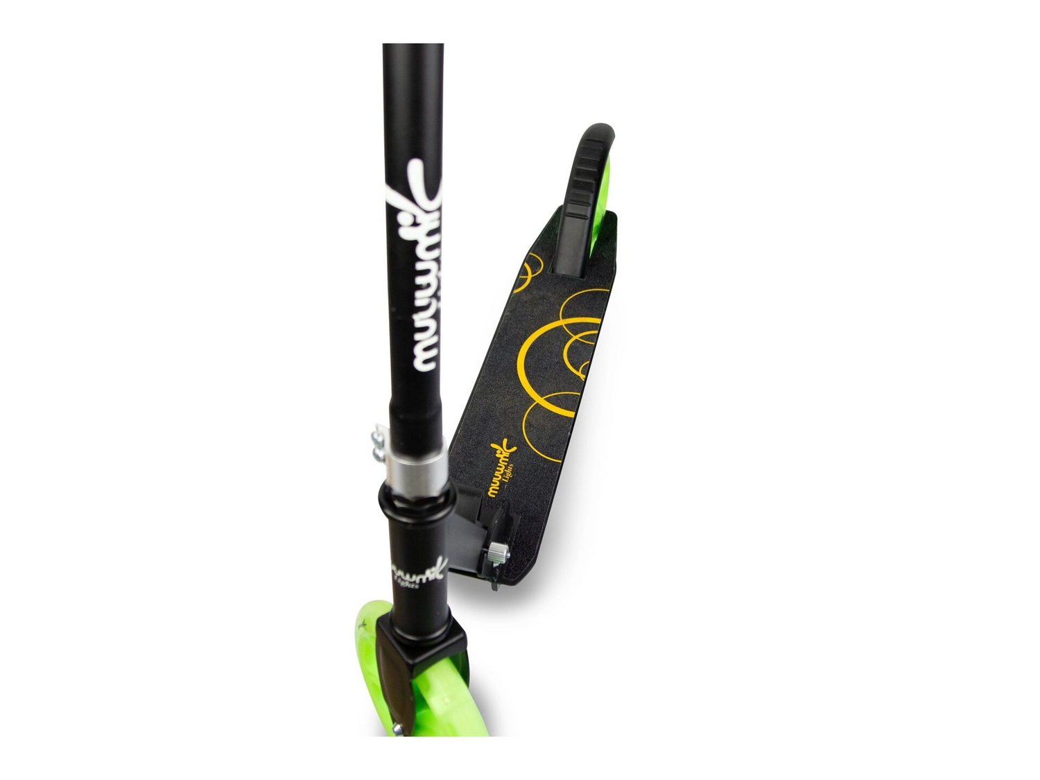 B-Ware Muuwmi Aluminium Scooter Tretroller Roller Abec 7 Höhenverstellbar Led341