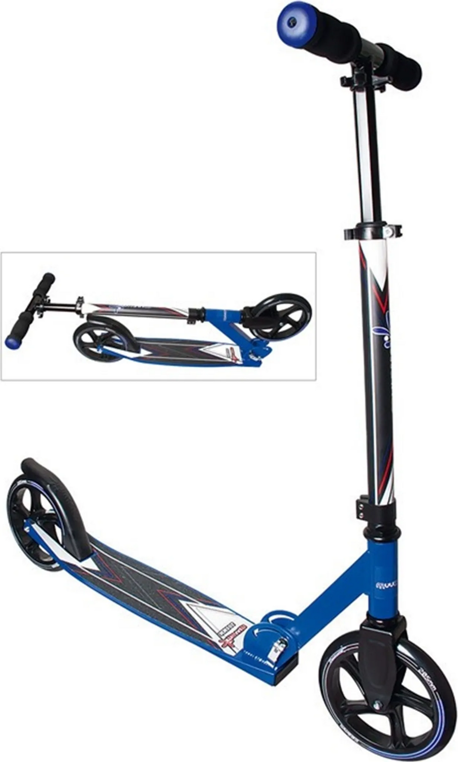 B-Ware Muuwmi Sport Aluminium Scooter Roller Scooter Kickroller Tretroller Blau Kinder - 4260341184623