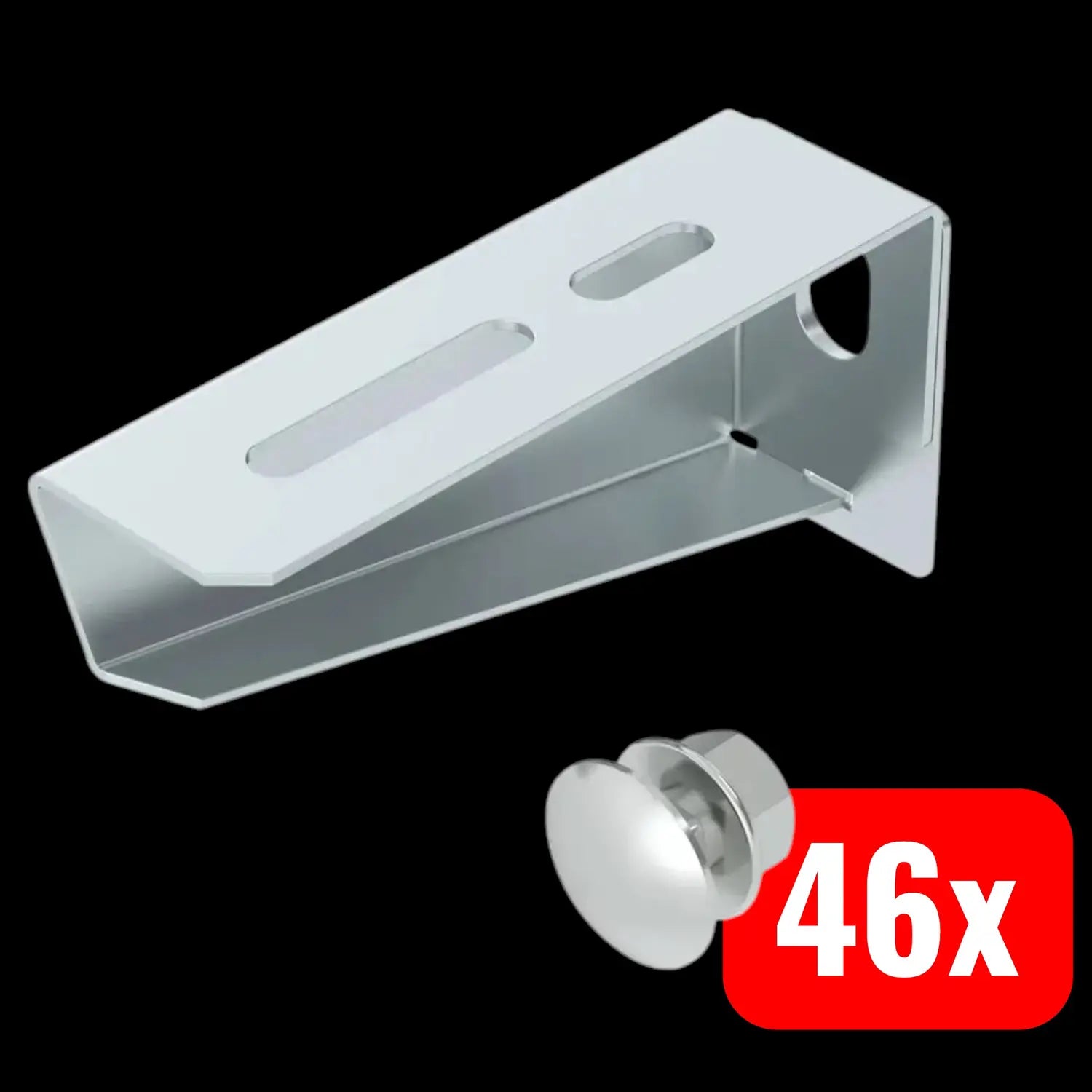 B-Ware Obo Bettermann Wandhalter Wand Ausleger Verbinder Stahl Metall Mit 46 Stück - 4012196636853