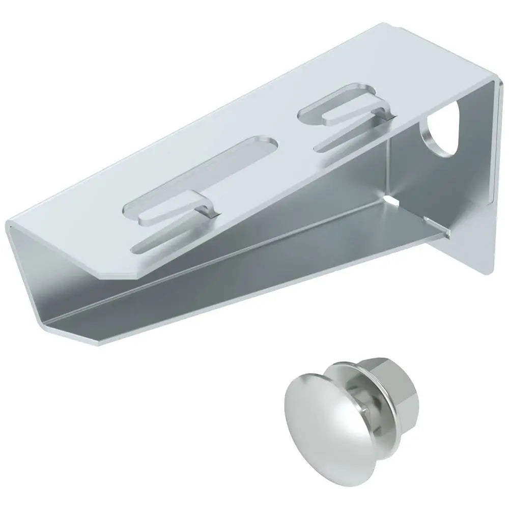 B-Ware Obo Bettermann Wandausleger Stielausleger Verbinder Stahl Metall 110 Mm 7 Stück - 4012196324736