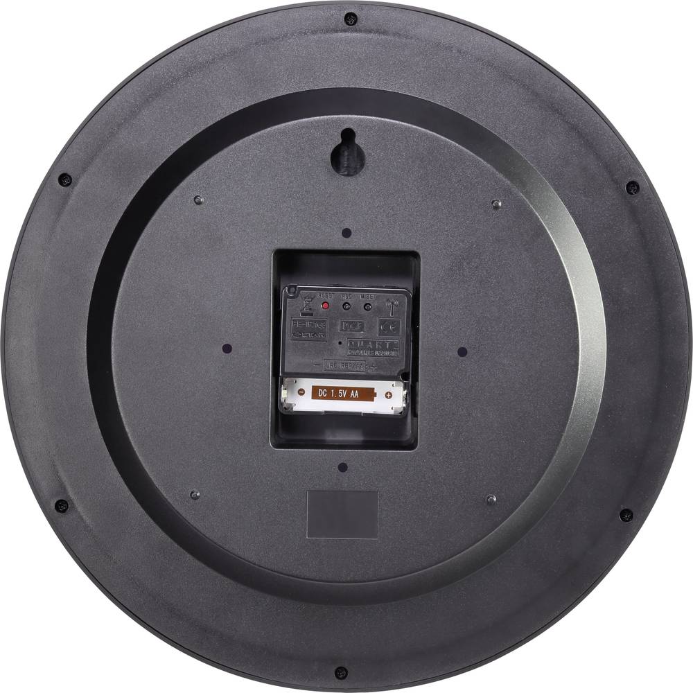 cemon MXP301201 Funk Wanduhr Uhr Funkuhr Analoguhr 300 x 45 mm Schwarz 6 STÜCK - 4064161202433