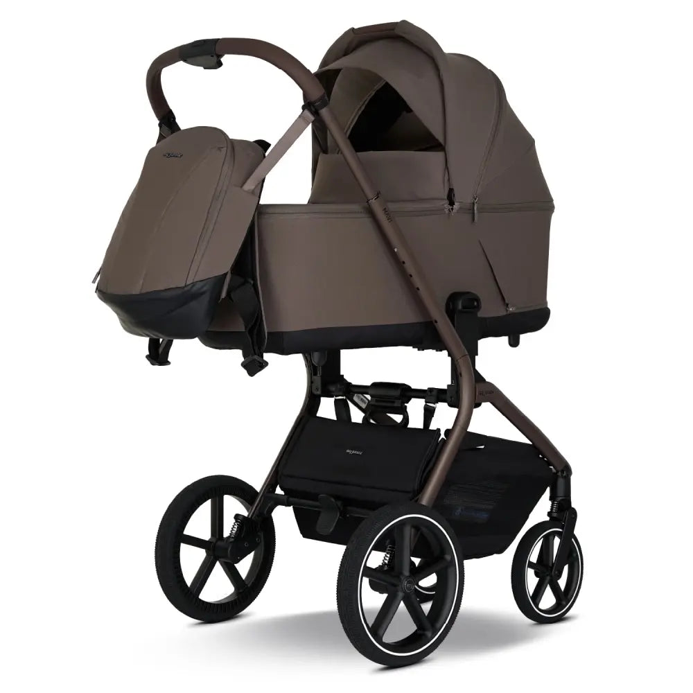 B-Ware My Junior Kinderwagen Buggy Mavi 2in1 Mocca Brown Braun Babywanne Sportsitz Korb - 4255746211456