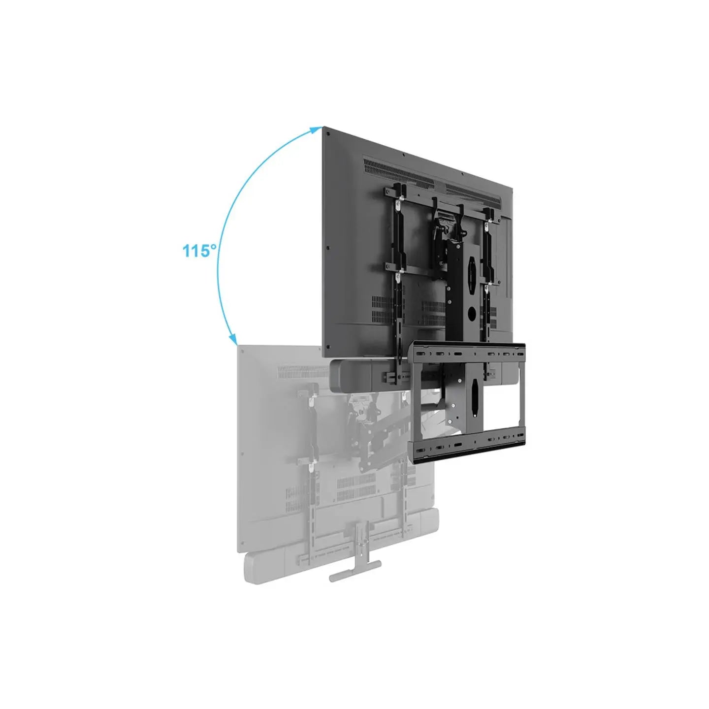 B-Ware My Wall Tv Wandhalterung Halter Fernseher Hp55 Al Soundbarhalterung 40" 65"  - 4012386137276