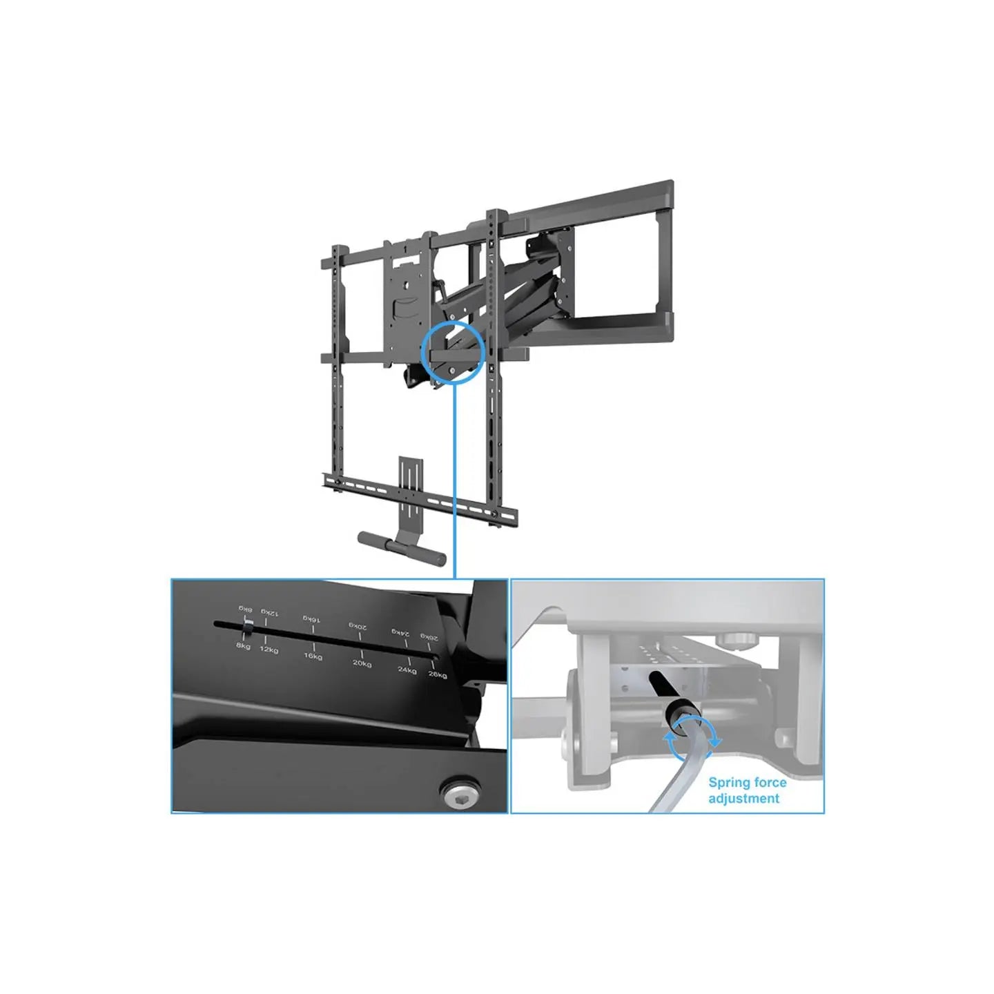 B-Ware My Wall Tv Wandhalterung Halter Fernseher Hp55 Al Soundbarhalterung 40" 65"  - 4012386137276