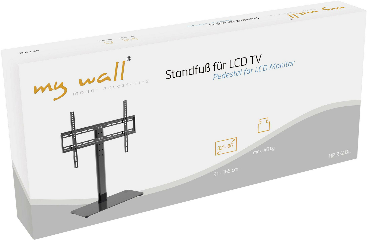 B-Ware My Wall Tv Standfuß Tv Halterung Ständer 81,3 Cm 32"   165,1 Cm 65" Bodenständer - 4012386134602