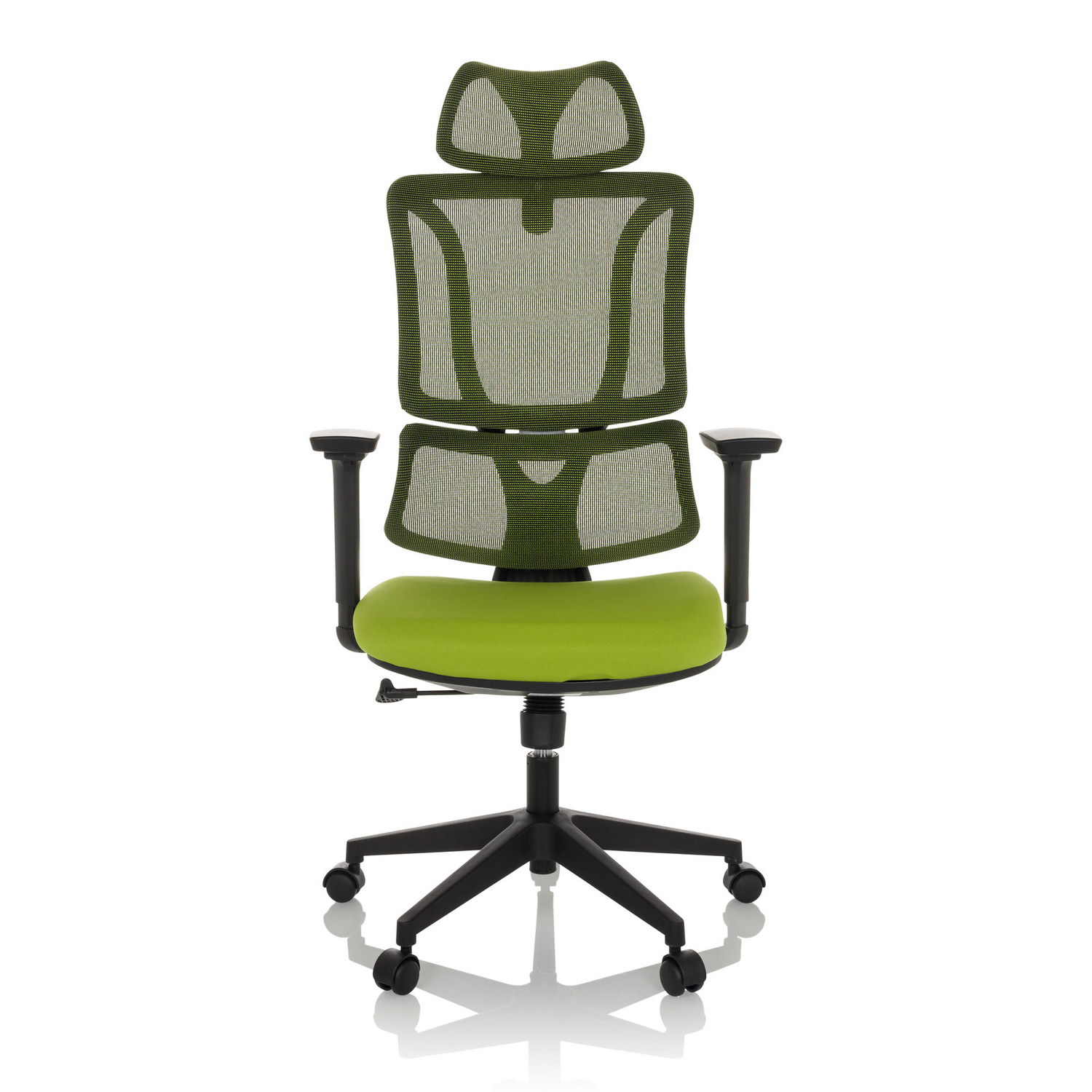 B-Ware My Buero Bürostuhl Drehstuhl Ergomy Sitz Stoff Rücken Netzstoff Grün Siehe Text - 4064323037187