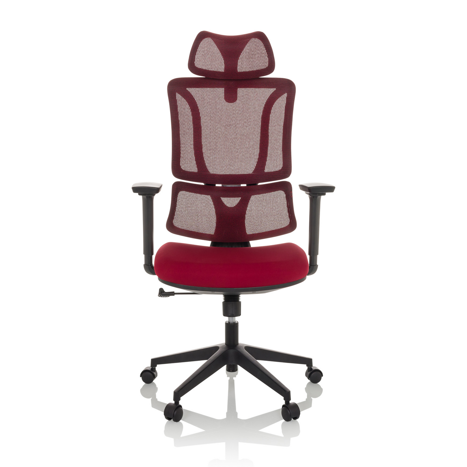 B-Ware My Buero Bürostuhl Drehstuhl Chefsessel Home Office Stoff Rot Siehe Text - 4064323037200