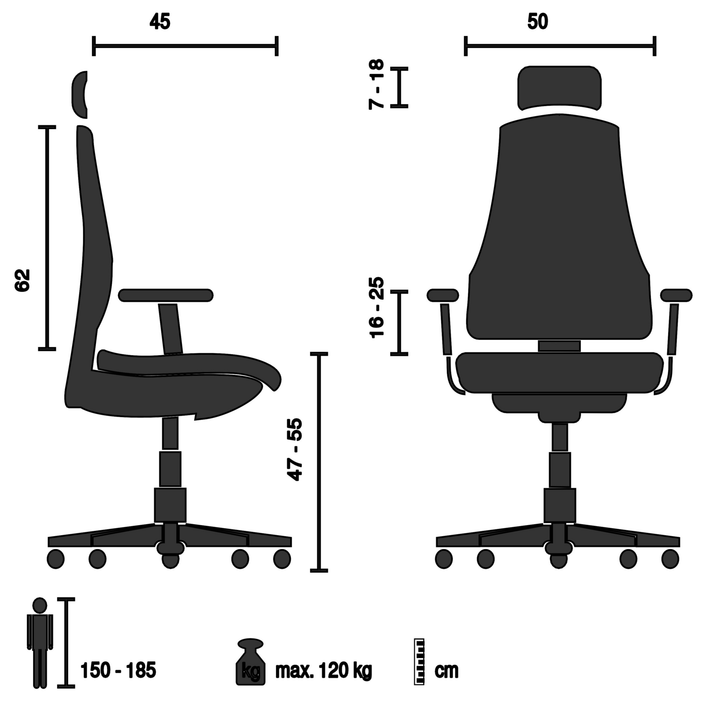 Mybuero Ergomy I W Bürostuhl Drehstuhl Schreibtischstuhl Sitz Stuhl B-Ware