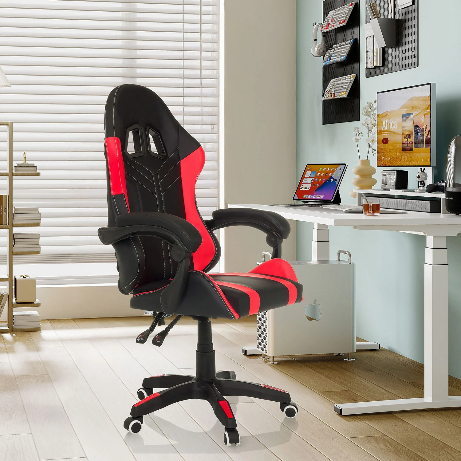 B-Ware My Buero Gamebreaker W02 Bürostuhl Rot Höhenverstellbar Siehe Text/Foto - 4064323107552