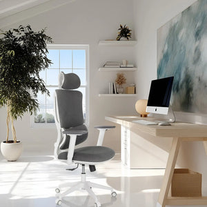 B-Ware Bürostuhl Drehstuhl My Buero Home Office Stuhl Ergomy Wf Stoff Grau Armlehnen