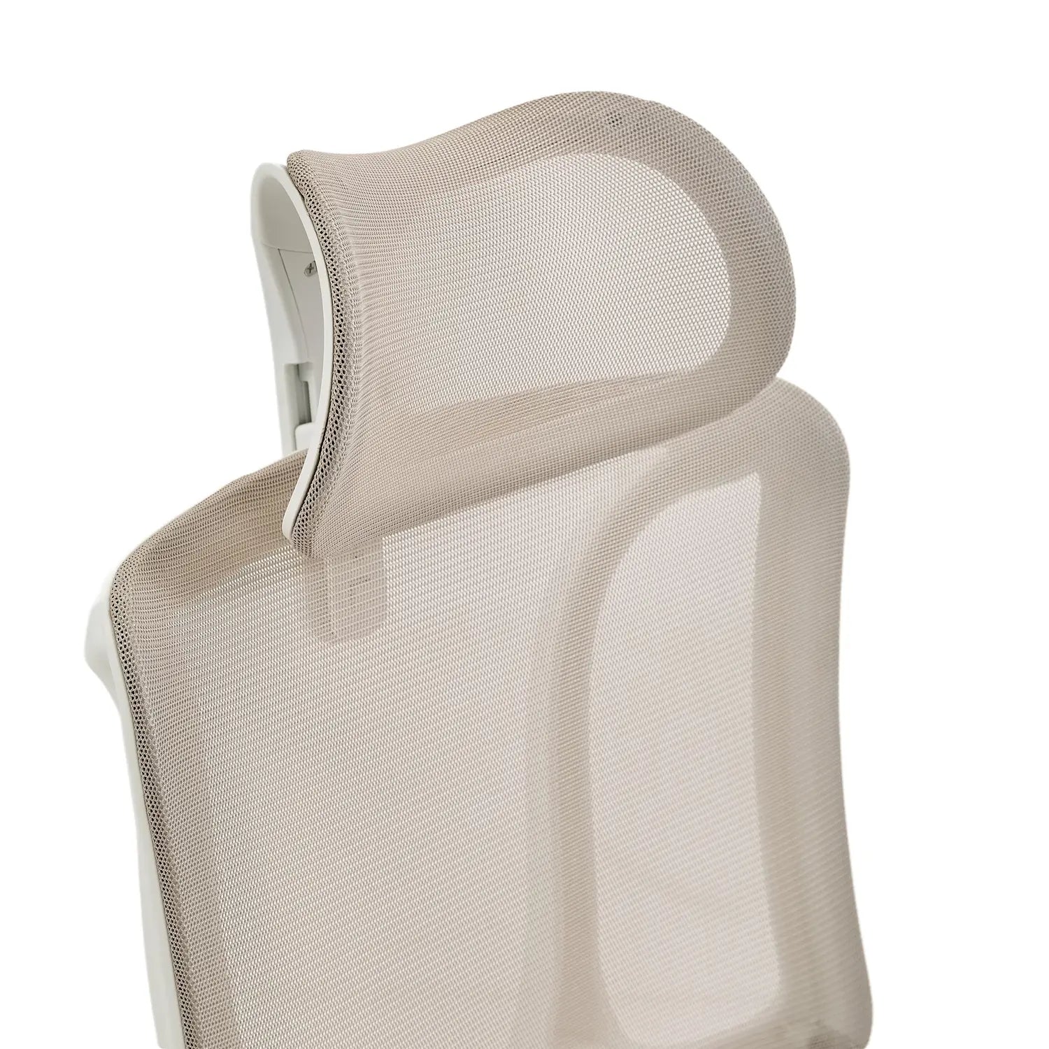 B-Ware My Buero Bürostuhl Schreibtischstuhl Ergomy W Netzstoff Stoff Armlehnen Beige387 - 4064323130000