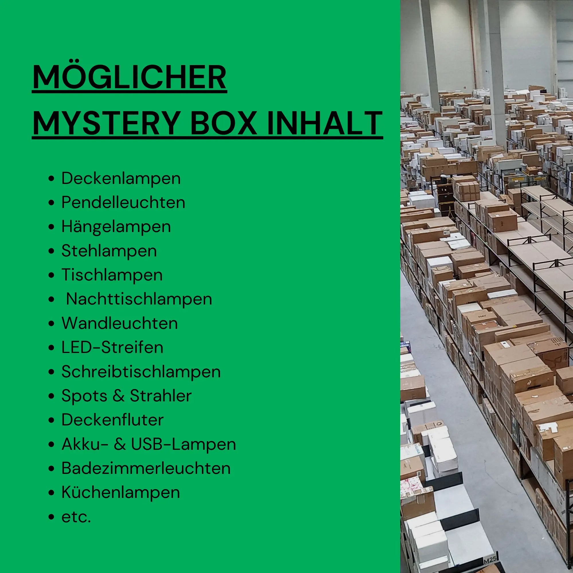 MYSTERY BOX - LAMPEN
