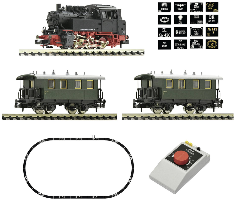 Fleischmann 5160003 N Analog Start Set Dampflok Br 80 Personenzug Siehe Text B-Ware - 4005575261715