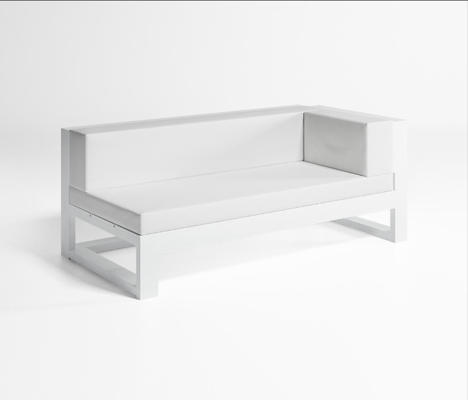 B-Ware Gandia Blasco Na Xemena Modul Sofa 1 Sitzmöbel Sofa Weiß 180x90x71cm Outdoor - 8400000125697