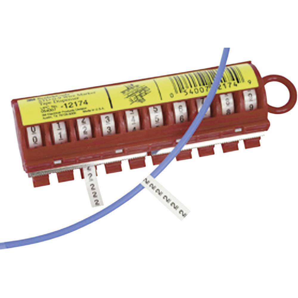 3M 80-6114-2802-2 Bedruckte Klebemarker Aufdruck 9 SDR-9 Kabelmarker 6 STÜCK - 51128562147