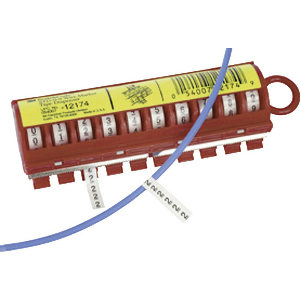 B-Ware 3 M 80 6114 2802 2 Bedruckte Klebemarker Aufdruck 9 Sdr 9 Kabelmarker 6 Stück - 51128562147