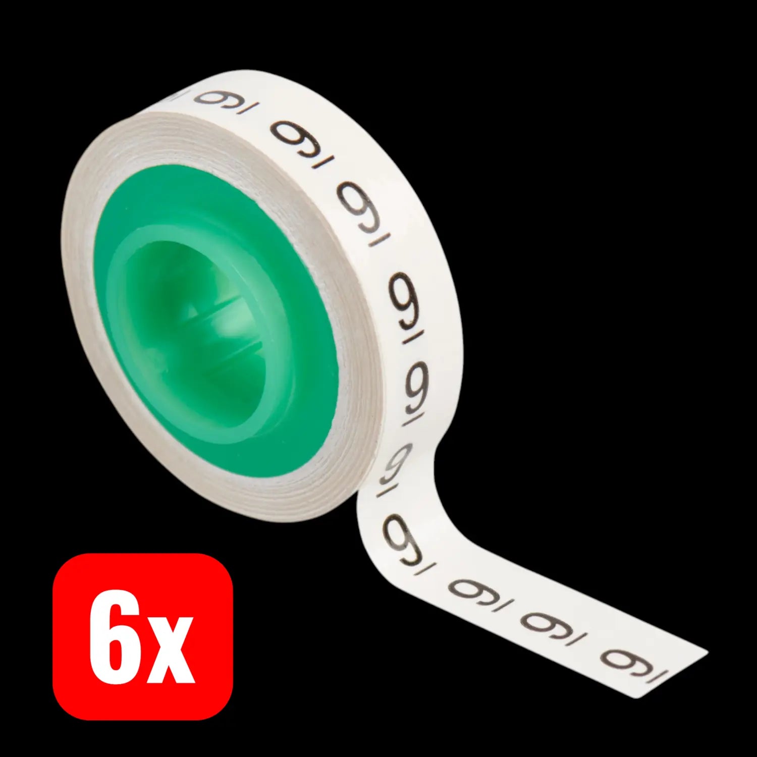 B-Ware 3 M 80 6114 2802 2 Bedruckte Klebemarker Aufdruck 9 Sdr 9 Kabelmarker 6 Stück - 51128562147