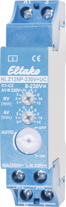 B-Ware Eltako Nlz12 Np 230 V+Uc Nachlaufschalter Hutschiene 250 V/Ac 1 Schließer Schalter - 4010312602911