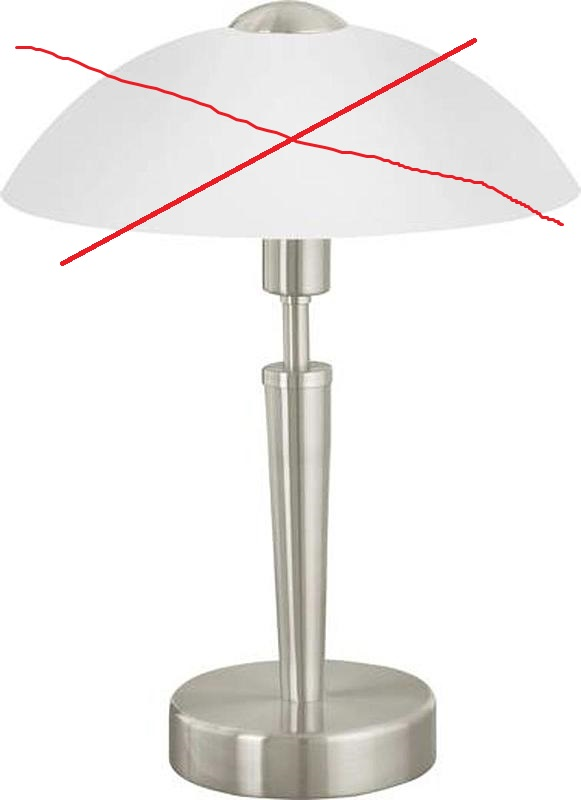 Eglo Tischlampe Energiesparlampe Schreibtischlampe Led E14 Solo Siehe Text/Foto B-Ware - 9002759851040