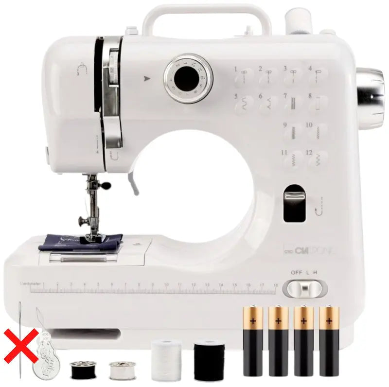 B-Ware Clatronic Handnähmaschine Nm 3795 Weiß Nähmaschine Nähgerät Siehe Text/Foto - 4006160639902