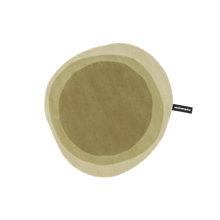 Nanimarquina Layers Teppich Exklusive Edition 80cm Grün Bodenteppich Matte B-Ware - 4251384259546