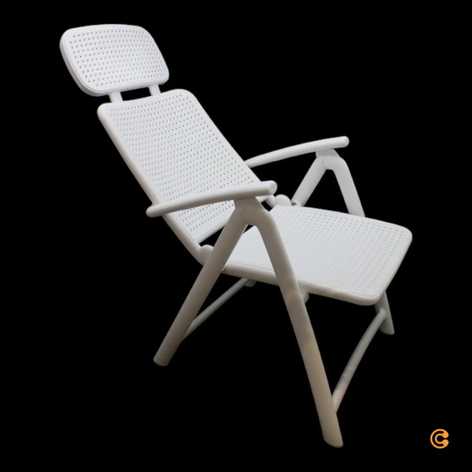 Nardi Acquamarina Relax Gartenstuhl Stuhl Sitz Terrassenstuhl Balkonstuhl Weiß B-Ware - 8010352314009