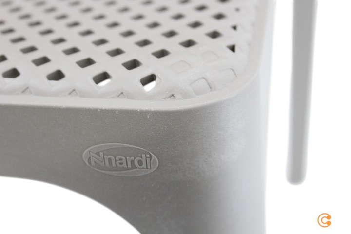 Nardi Bit Stuhl Gartenstuhl Terassenstuhl Balkonstuhl Kunststoffstuhl Taupe Pp B-Ware - 8010352328105