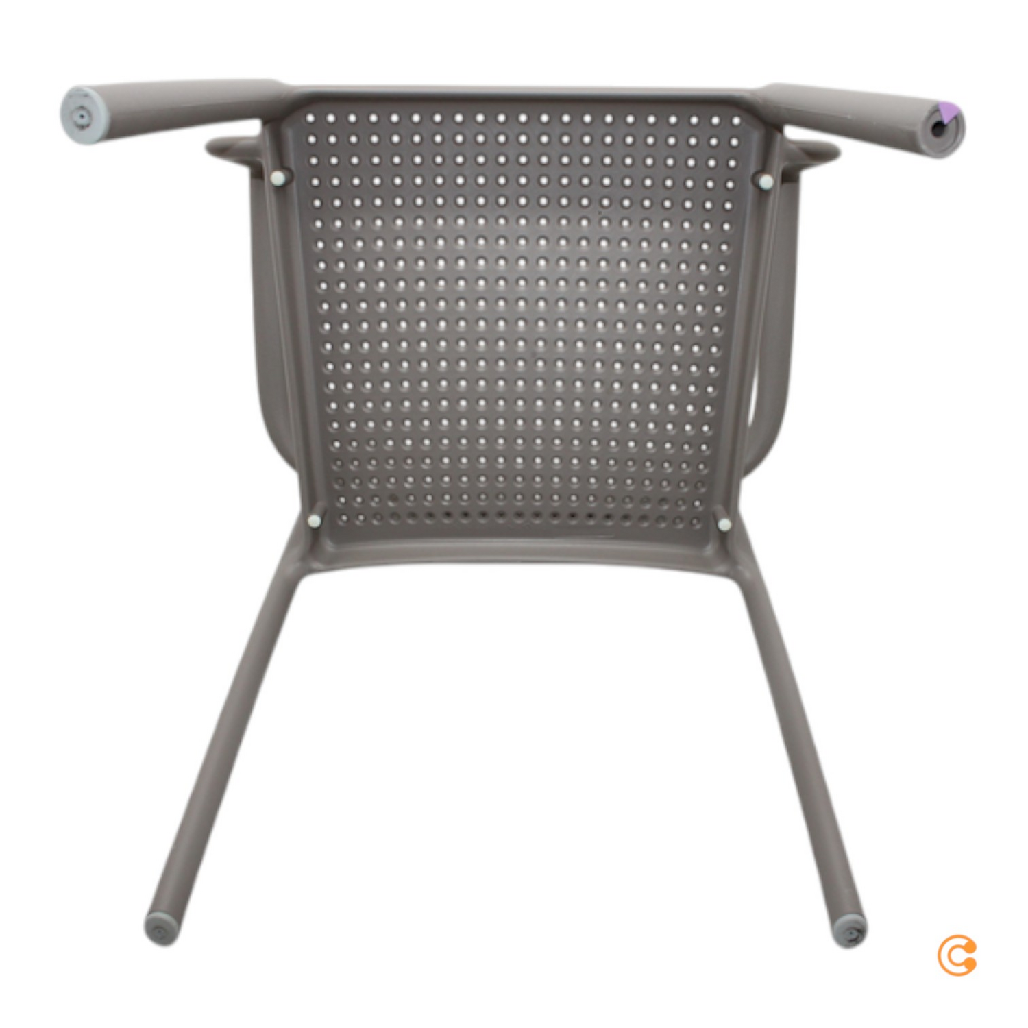 Nardi Bora Armlehnstuhl Stuhl Gartenstuhl Esszimmerstuhl Stuhl Stapelstuhl Taupe B-Ware - 8010352242104