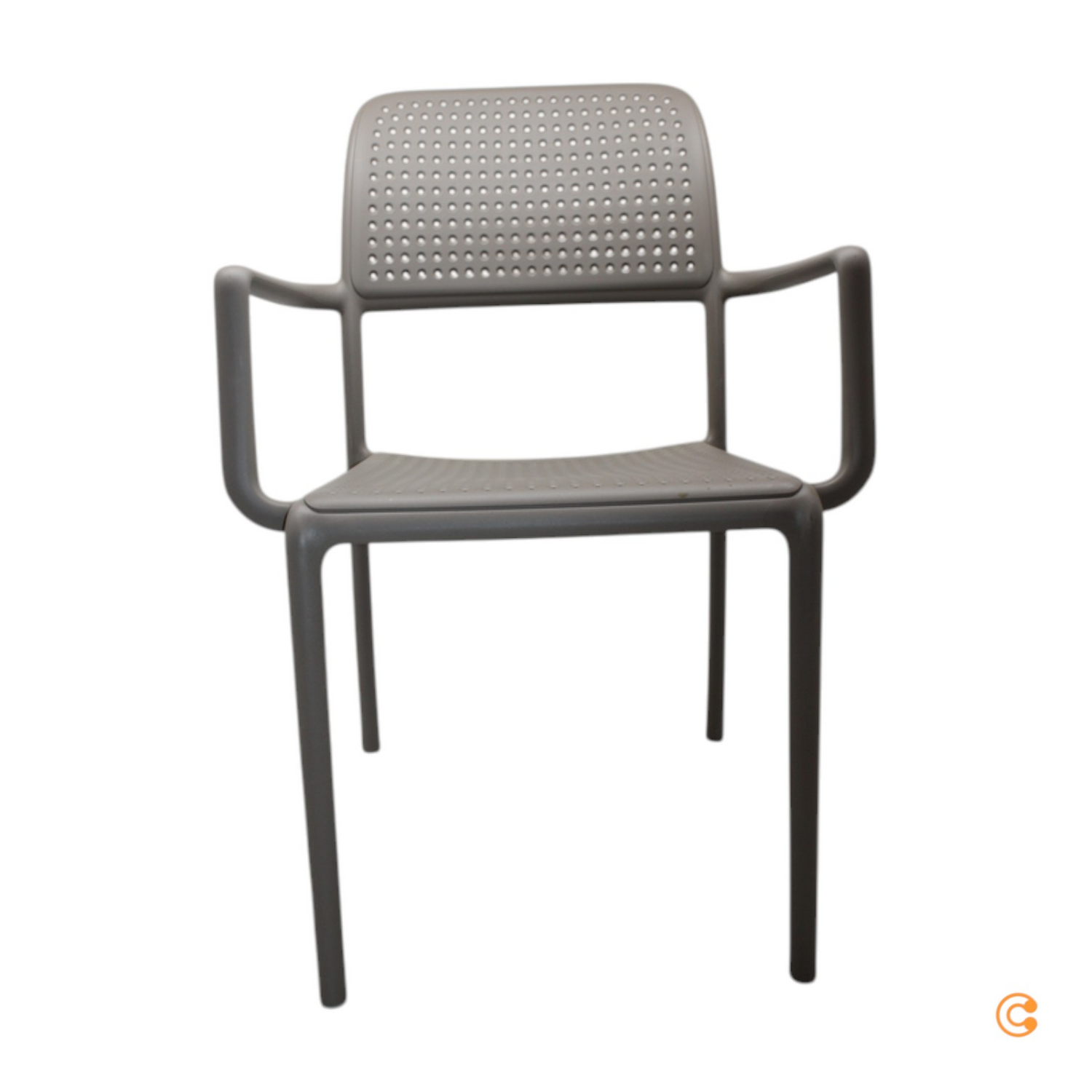Nardi Bora Armlehnstuhl Stuhl Gartenstuhl Esszimmerstuhl Stuhl Stapelstuhl Taupe B-Ware - 8010352242104