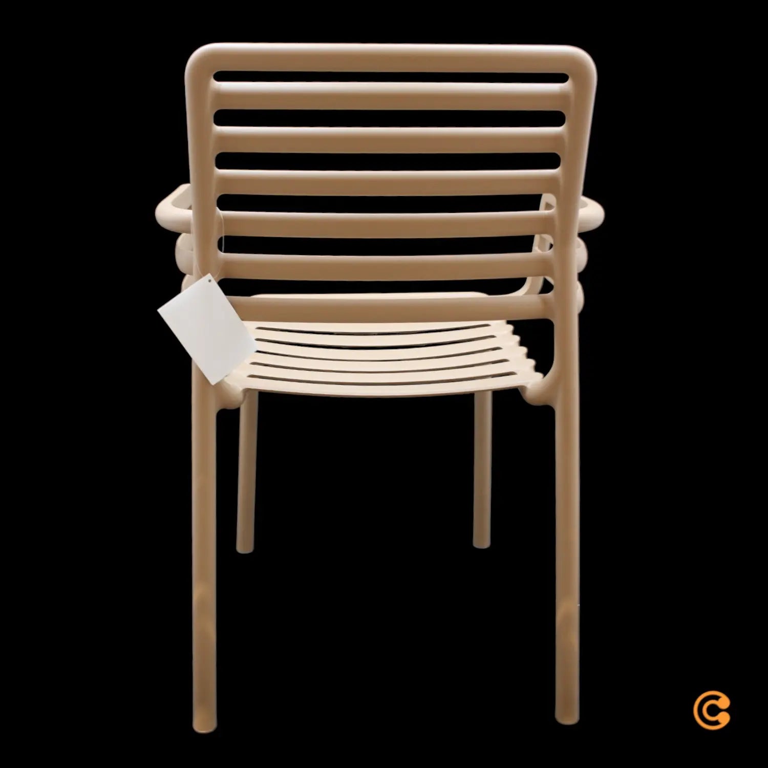 B-Ware Nardi Armlehnstuhl Sessel Gartenstuhl Outdoor Cappuccino Stapelbar Kunststoff - 8010352254145