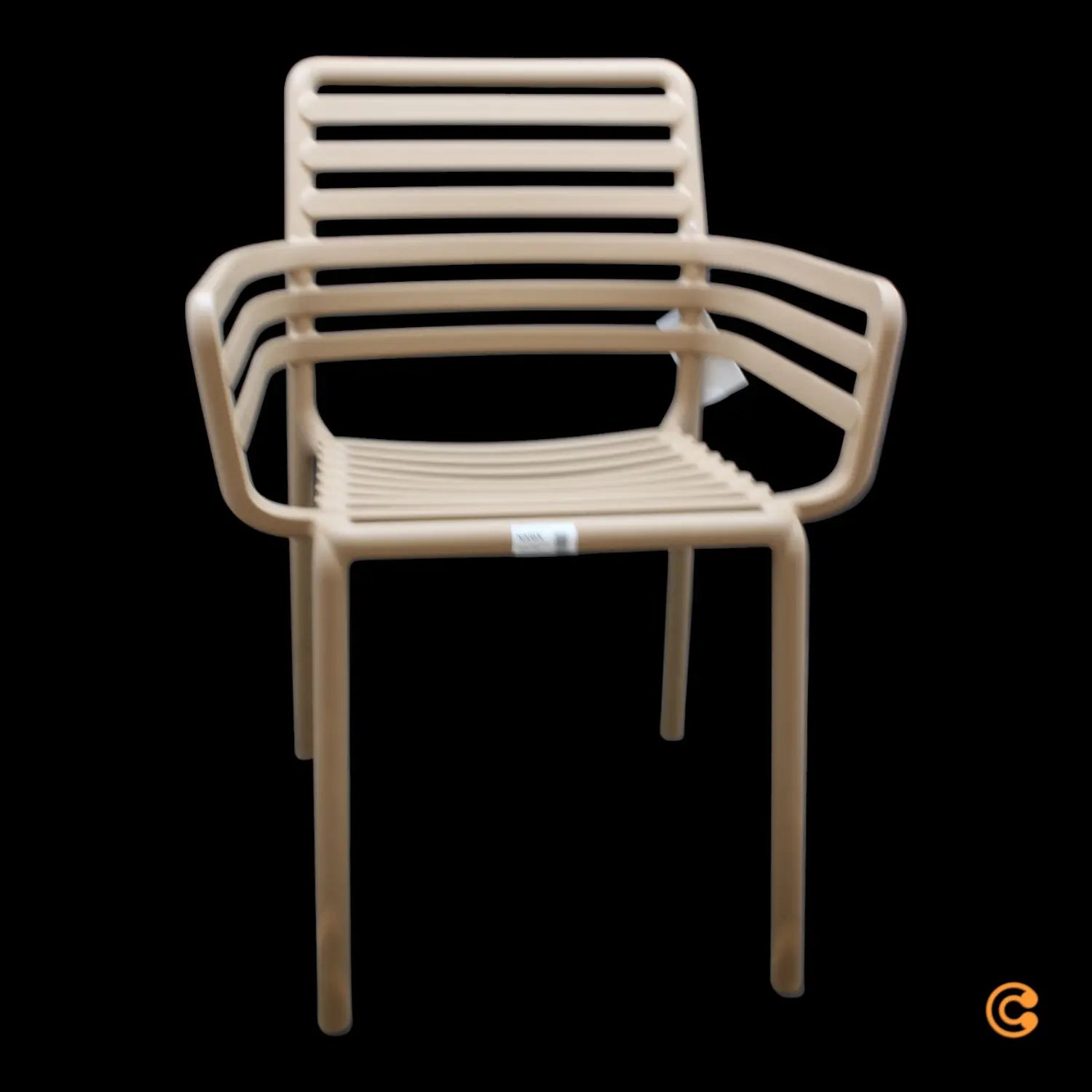 B-Ware Nardi Armlehnstuhl Sessel Gartenstuhl Outdoor Cappuccino Stapelbar Kunststoff - 8010352254145